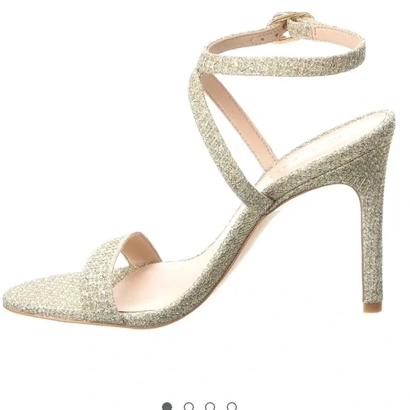 Stuart Weistman cristal buckle Glitter sandals - Picture 3 of 11